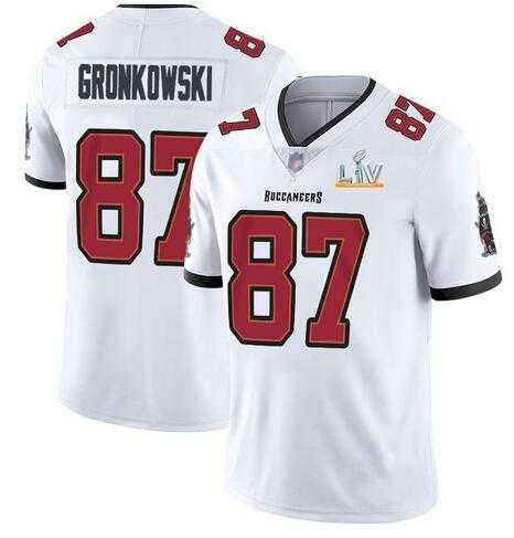 Nike Men & Women & Youth Buccaneers 87 Rob Gronkowski White 2021 Super Bowl LV Vapor Untouchable Limited Jersey,We sell and wholesale Nike Men & Women & Youth Buccaneers 87 Rob Gronkowski White 2021 Super Bowl LV Vapor Untouchable Limited Jersey on line form chian!